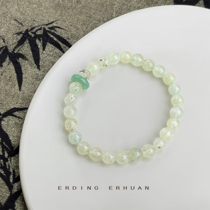 A廠【5850】個性新中式天然石葡萄石水晶手鍊國潮宮廷夏日新款原創設計手飾女 25.05-1