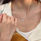 F廠【DQ0711N】足銀999精緻甜美蝴蝶結項鍊女輕奢小眾閃鑽氣質鎖骨鏈潮百搭 25.06-2