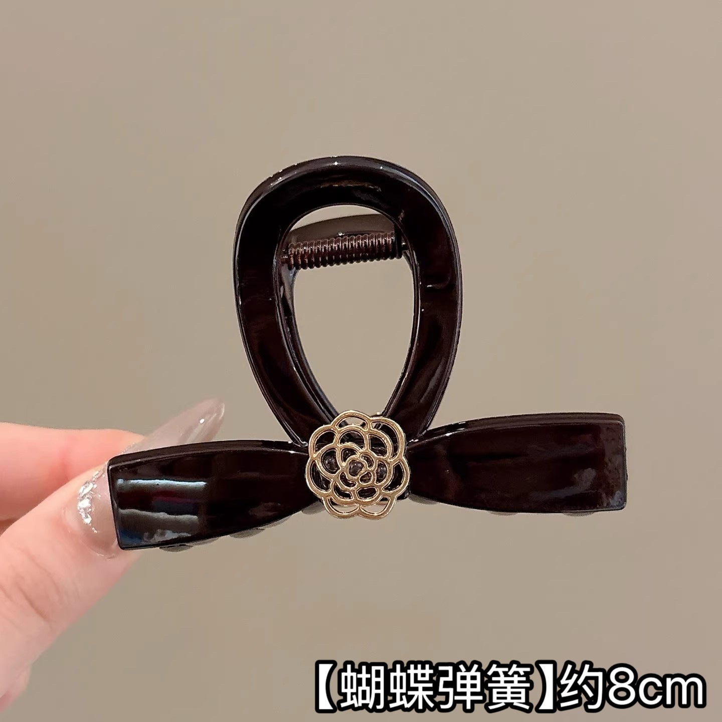 C廠【X45】復古氣質花朵蝴蝶結髮夾女後腦勺盤髮抓夾2026新款鯊魚夾髮卡髮飾
 26.03-4「C廠-單筆結帳需滿，NT$500出貨(不含運費)」