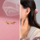 E廠【YC10015E】S999足銀童真愛心花朵米奇螺絲耳環女睡覺不用摘可愛蝴蝶耳環 24.05-5