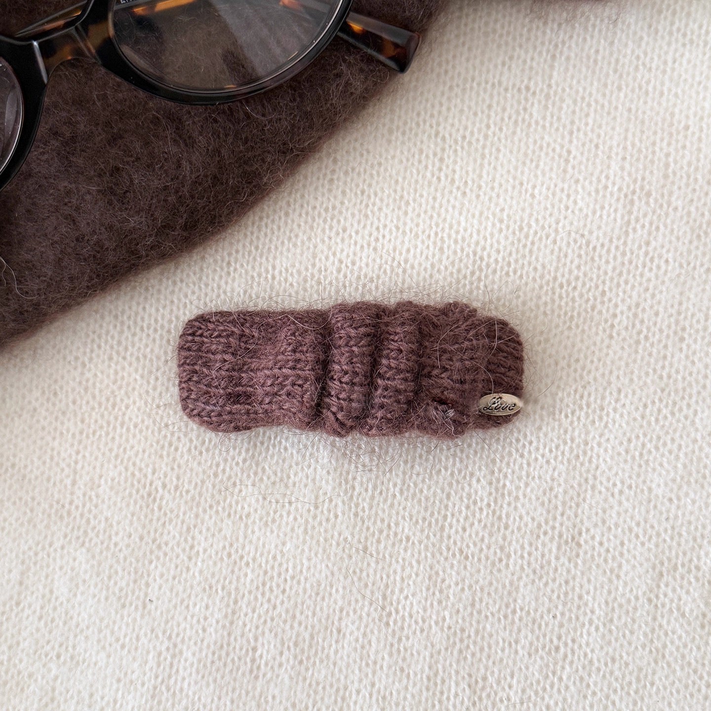 C廠【P61】秋冬軟糯針織簡約瀏海夾髮夾韓系少女BB夾髮卡碎髮夾子邊夾髮飾
 25.12-2「C廠-單筆結帳需滿，NT$500出貨(不含運費)」