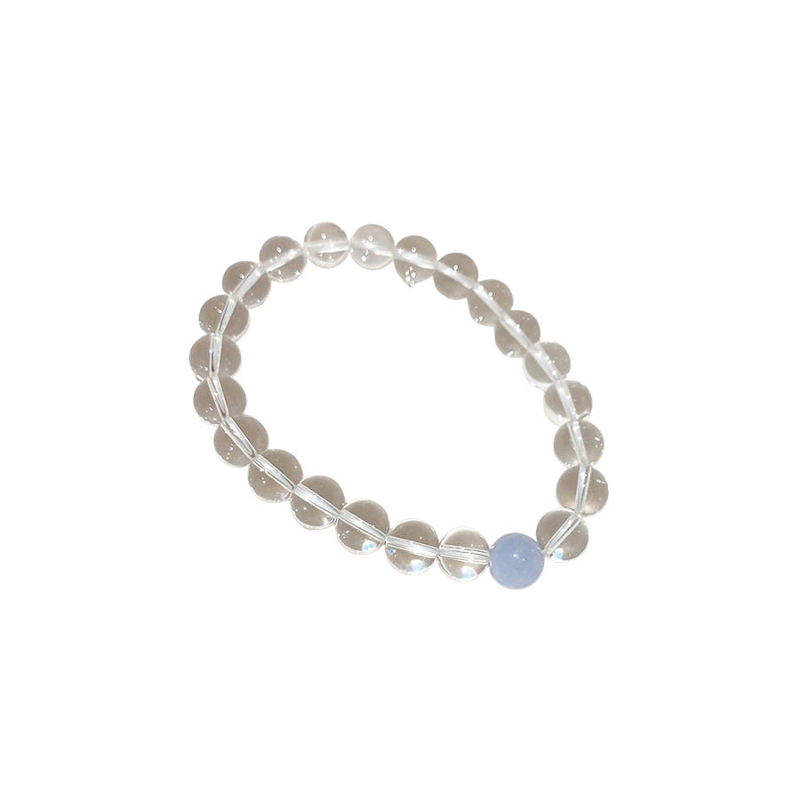 A廠【HB4816】新中式水晶石頭串珠手鍊清新甜美小眾高級感手串手環百搭手飾
 25.10-5