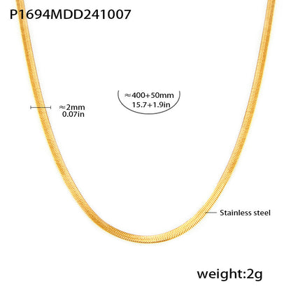 B廠【P1310】超閃5A鋯石八星芒吊墜鎖骨項鍊雙層疊戴飾品不鏽鋼18k鍍金 25.07-1