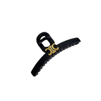 C廠【Y1014】磨砂質感後腦勺盤髮抓夾女大號髮量多高級感鯊魚夾氣質髮夾子頭飾
 26.01-1