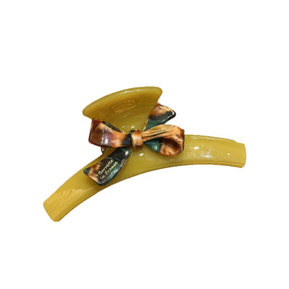 C廠【X2】高品質復古醋酸蝴蝶結抓夾2025新款高級髮夾氣質後腦勺鯊魚夾髮飾
 26.03-2