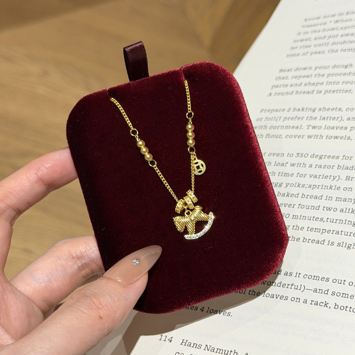 E廠【XDQ0028S】925純銀馬上有錢木馬手鍊中古風搖搖馬本命年生肖馬手飾
 25.12-2