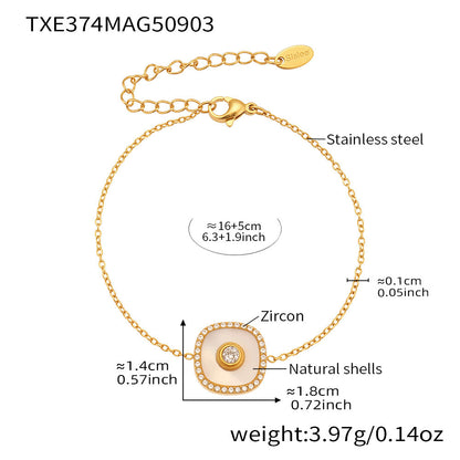 B廠【TXP373】歐美飾品不銹鋼雙面批花五葉花吊墜項鍊手鍊套裝鍍18k真金
 25.09-2