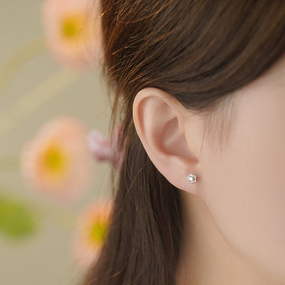 D廠【YC6990E】S999足銀精緻星星耳環清新韓風設高級感休閒可愛小眾耳飾 25.06-3