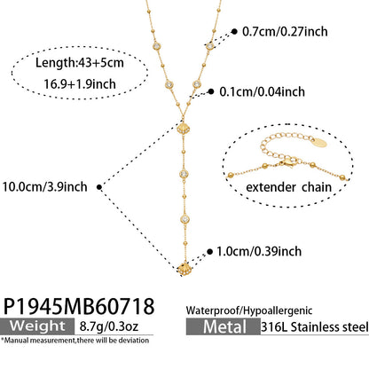 B廠【TXP115】新款時尚氣質海洋系列鈦鋼貝殼海星鑲鋯石吊墜項鍊手鍊女飾品套裝
 26.07-4