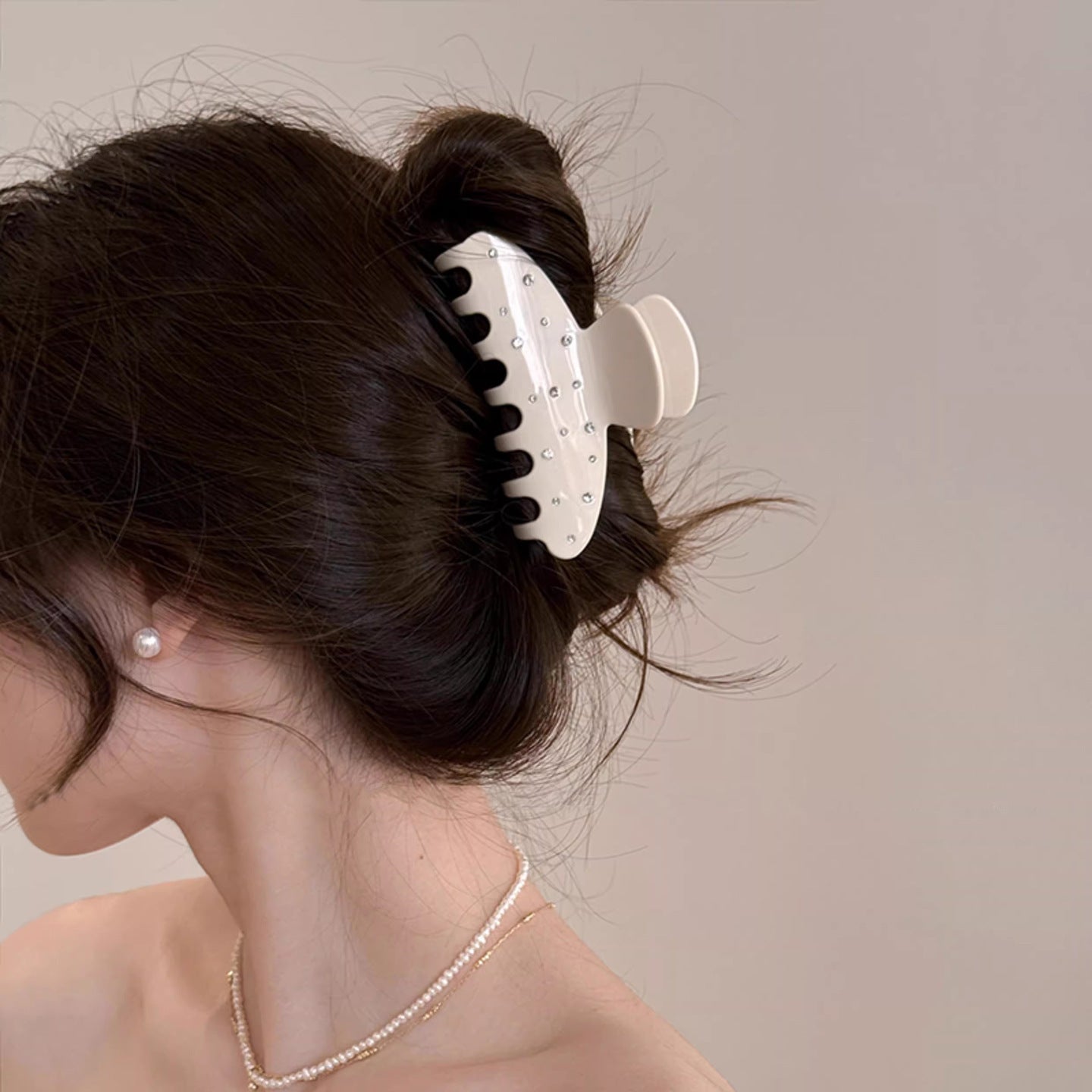 C廠【P94】滿天星超閃水鑽盤髮抓夾女高級感髮夾2025新款高階夾子頭飾鯊魚夾
 26.01-1