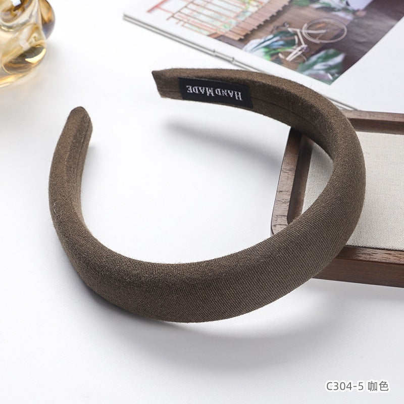 C廠【C304】復古豹紋髮箍韓版新款髮飾女氣質海綿髮捆頭扣甜酷風高顱頂頭箍
 25.11-4「C廠-單筆結帳需滿，NT$500出貨(不含運費)」