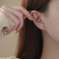 E廠【YC2197E】S925純銀秋冬新款雪花耳環女可愛甜美溫柔冬季ins風耳飾 25.01-4