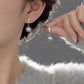 F廠【DQ11267E】S925純銀法式輕奢感仿珍珠耳環女小眾設計感長款秋冬耳飾
 25.09-4