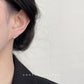 C廠【3770】迷你版小白雲電鍍14K銀針簡約日常通勤百搭小巧耳環女小清新耳飾 24.04-2