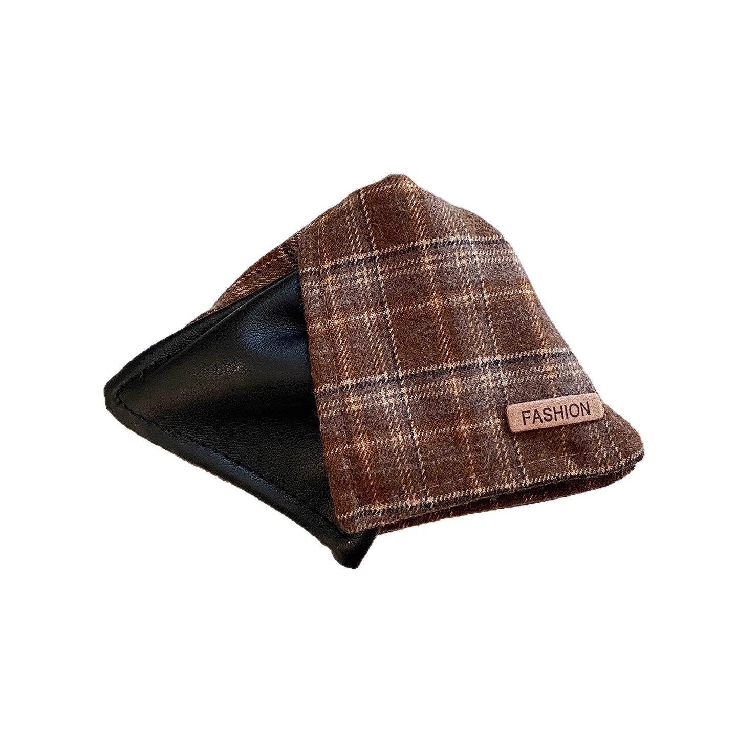 C廠【P82】格紋三角抓夾女高級感2025新款高階後腦勺盤發大號鯊魚夾髮卡頭飾
 25.12-2「C廠-單筆結帳需滿，NT$500出貨(不含運費)」