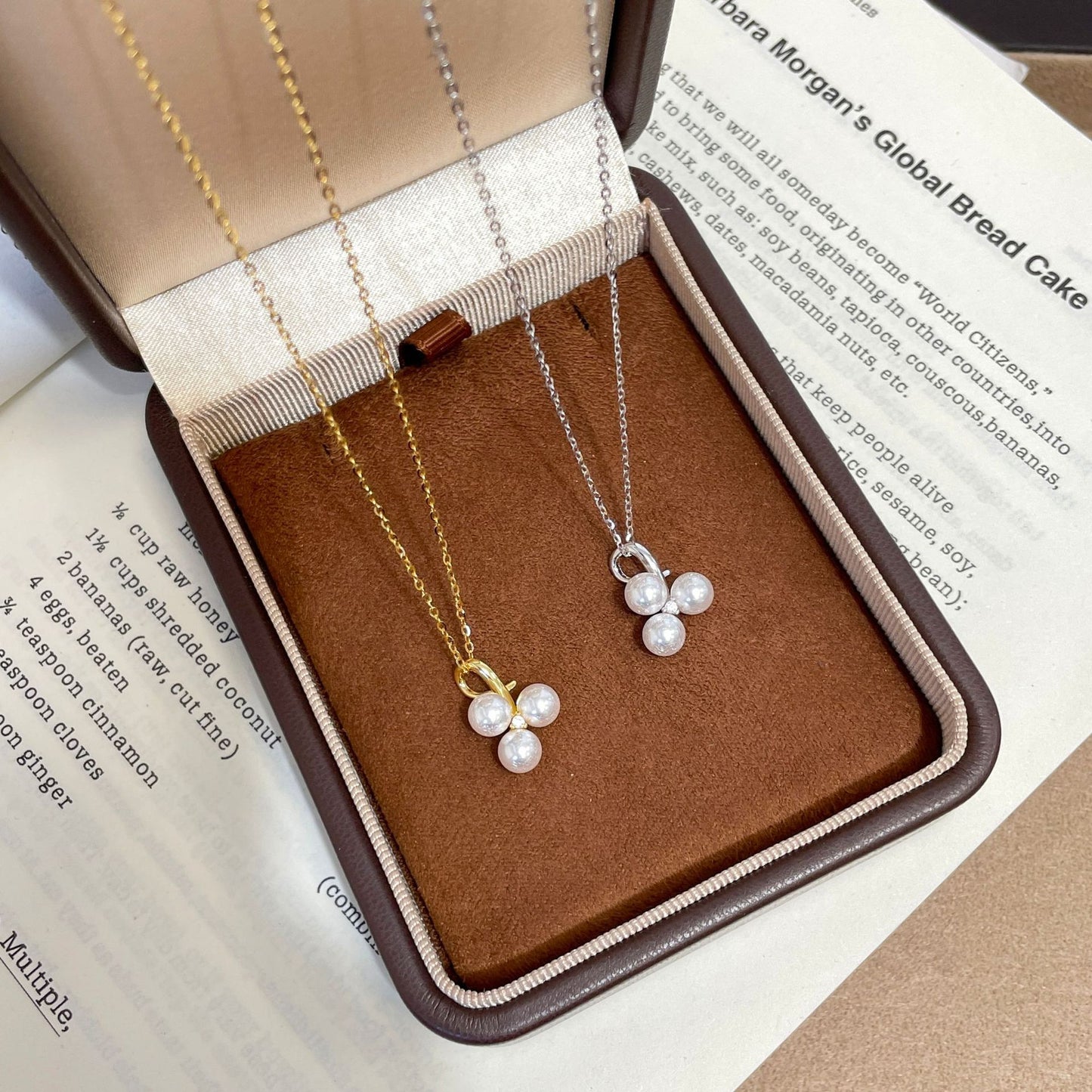 E廠【XDQ0461N】法式復古高級感小葡萄仿珍珠項鍊女S925純銀時尚優雅鎖骨鏈潮
 26.01-3