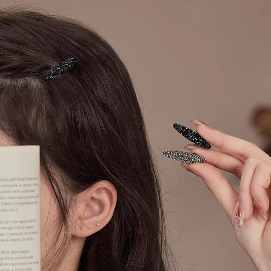 C廠【P110】小號前額碎髮夾迷你水鑽側邊夾鴨嘴夾子2026新款高級感瀏海夾
 26.03-3