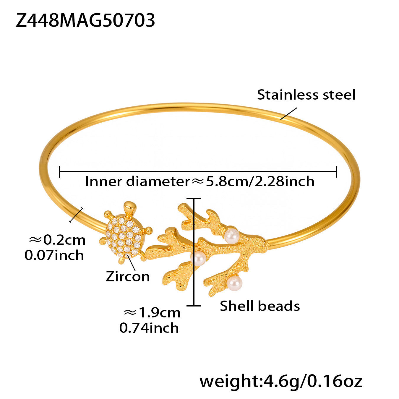 B廠【Z446】不鏽鋼5A鋯石滿鑽八芒星大小雙愛心開口手鐲組合歐美飾品女 25.07-2