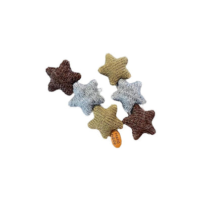 C廠【X753】韓系三色星星髮夾邊夾側邊百搭碎髮瀏海夾新款小夾子前額鴨嘴夾女
 26.08-4「C廠-單筆結帳需滿，NT$500出貨(不含運費)」