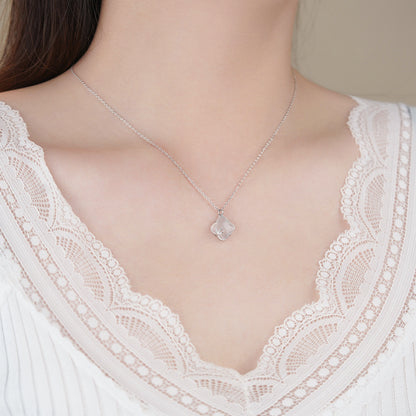 D廠【YC2295N】純銀S925四葉草項鍊清透個性中式國風溫柔精緻小眾鎖骨鏈跨境
 25.11-4