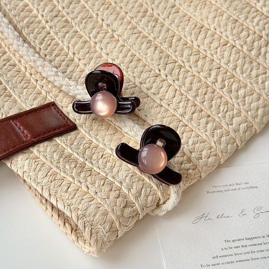 C廠【X1】韓國迷你小側邊抓夾高級感洋氣時尚女後腦勺半紮髮夾鯊魚夾子頭飾
 26.03-2