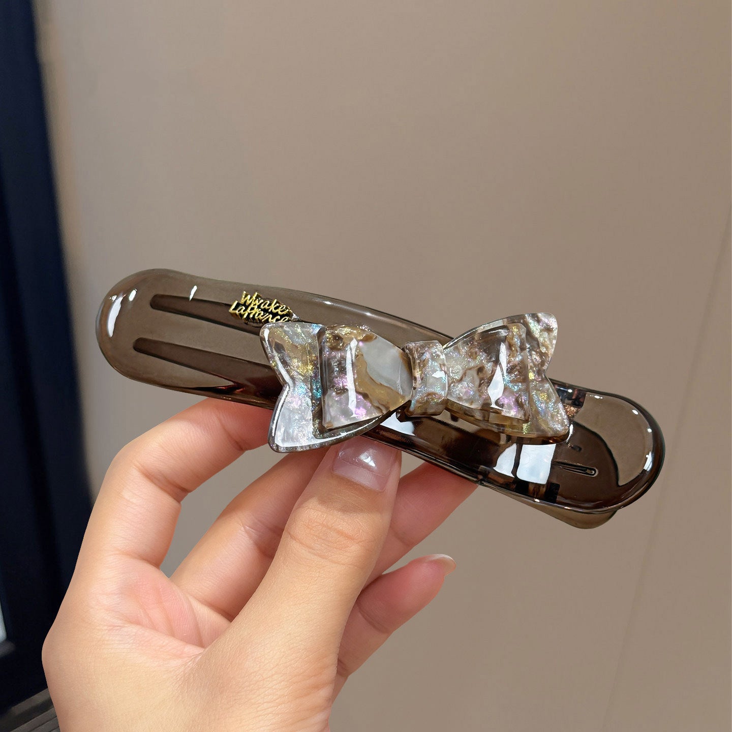 C廠【X828】懶人後腦勺盤髮鴨嘴夾新款大號抓夾高級感醋酸蝴蝶結髮夾通勤髮飾
 26.09-1「C廠-單筆結帳需滿，NT$500出貨(不含運費)」