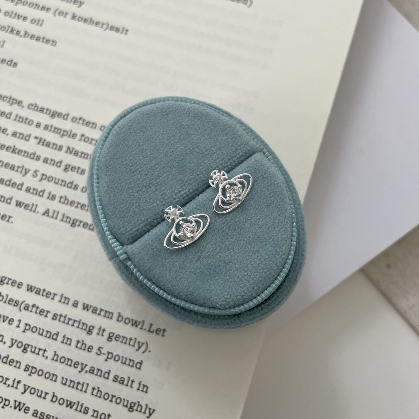 F廠【XDQ11177E】S999純銀簡約氣質土星耳環女ins高級感星球設計氣質耳飾百搭
 25.11-2