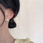 C廠【4002】森系小清新山茶花清新甜美氣質電鍍14K耳環2024年新款耳環女 24.05-3
