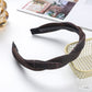 D廠【C301】復古格紋毛呢髮箍女時尚麻花拼色頭扣髮卡韓式新款髮飾高顱頂頭箍
 25.11-1「D廠-單筆結帳需滿，NT$600出貨(不含運費)」