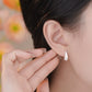 D廠【YC2283E】足銀S999新款拉絲水滴螺絲耳環女潮冷淡風高級感小眾簡約耳飾
 25.11-3