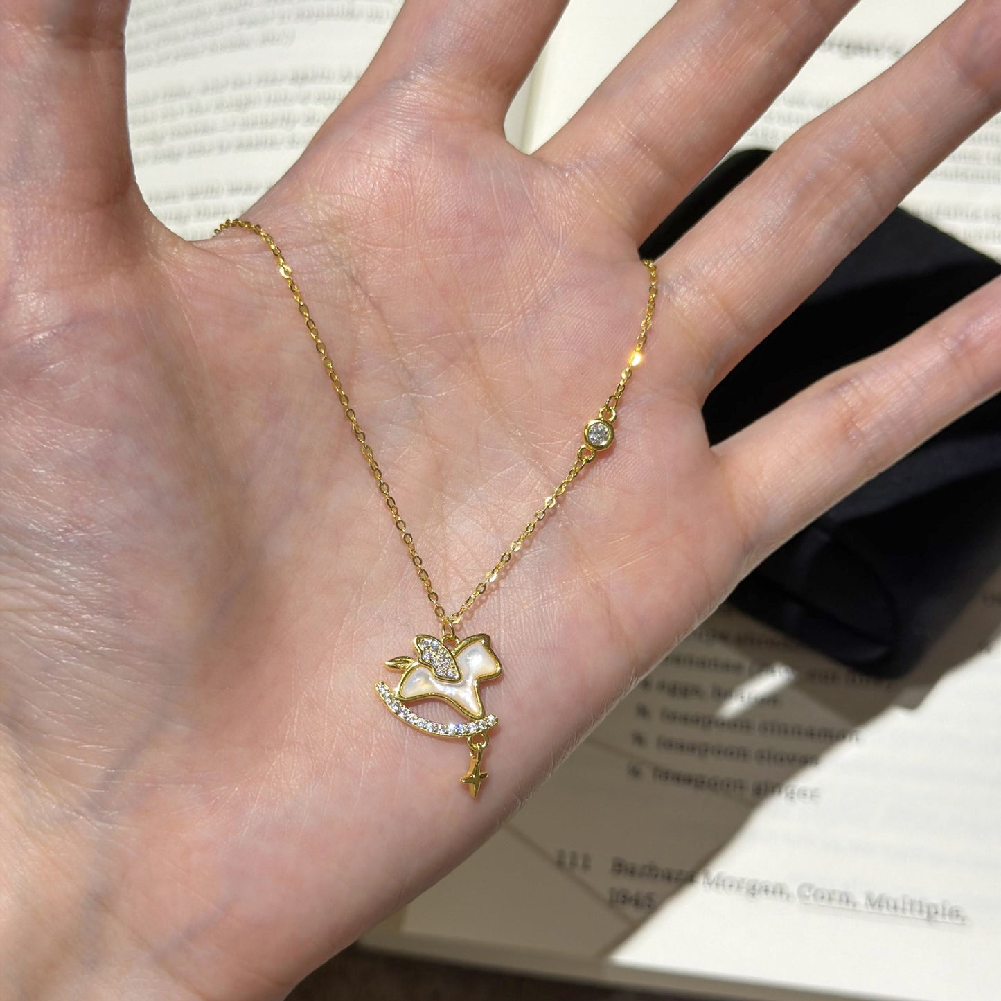 E廠【XDQ0230N】925純銀天使木馬項鍊女小眾設計百搭2026年本命年鎖骨鏈
 25.12-2