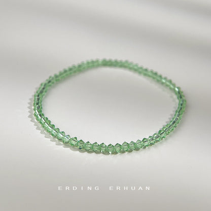 A廠【5628】真的施華洛水晶！實體巨閃巨亮很細節！高級感簡約輕奢風手串手鍊 25.02-4