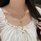F廠【DQ1644N】原創設計璀璨煙火項鍊女S925純銀氣質高級感夜光琺瑯鎖骨鏈潮 25.06-4