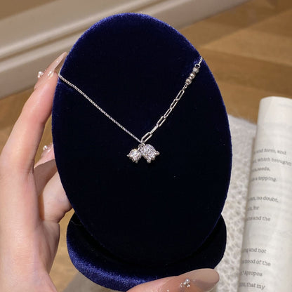 E廠【XDQ0810S】S925純銀鈴蘭花手鍊女時尚簡約立體花朵百搭手飾小眾輕奢
 25.11-4