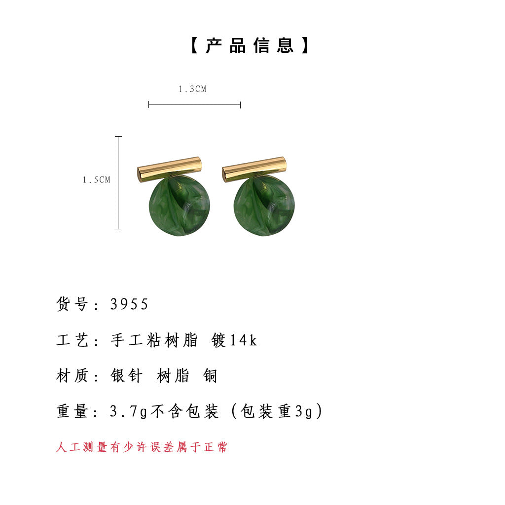 C廠【3955】綠野仙蹤~森系超仙夏日新款設計師小眾ins2024新款耳飾 24.05-4