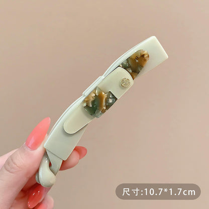C廠【X405】簡約暈染香蕉夾髮夾女高馬尾豎夾2026新款高級感後腦勺橫夾子頭飾
 26.06-1「C廠-單筆結帳需滿，NT$500出貨(不含運費)」