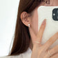 E廠【XDQ10944E】韓版小眾設計仿珍珠鋯石耳環女S925純銀氣質百搭通勤耳飾ins
 25.11-4
