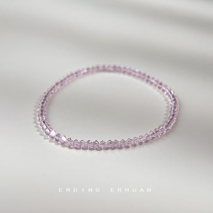 A廠【5628】真的施華洛水晶！實體巨閃巨亮很細節！高級感簡約輕奢風手串手鍊 25.02-4