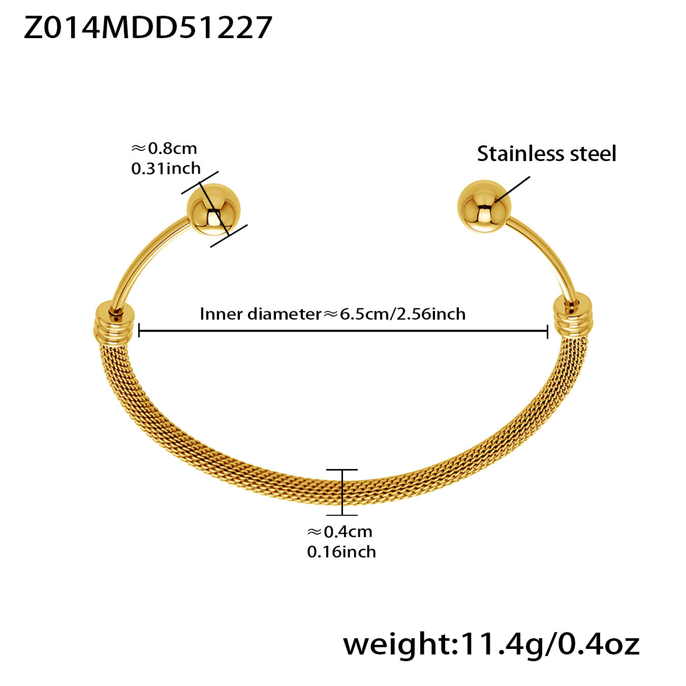 B廠【Z014】不鏽鋼心連心手鐲女簡約ins風鏤空設計幾何手環組合配件鍍18k真金
 26.01-1