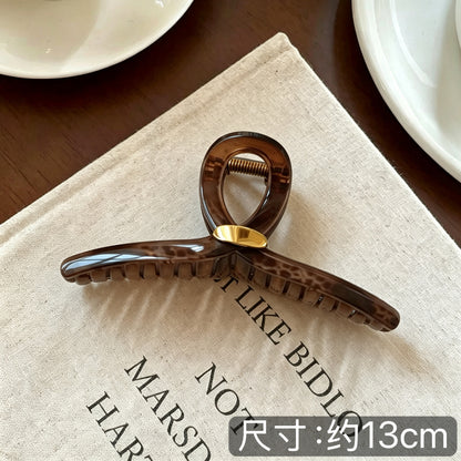 C廠【X261】高品質豹紋金標抓夾大號女2026新款高級感髮夾後腦勺盤髮鯊魚夾子
 26.05-2「C廠-單筆結帳需滿，NT$500出貨(不含運費)」