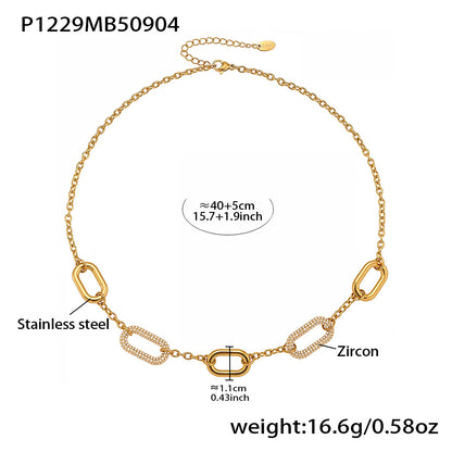 B廠【P1229】跨境新款滿鑽鋯石小辣椒DIY多配件吊墜項鍊不鏽鋼18k鍍真金
 25.09-2