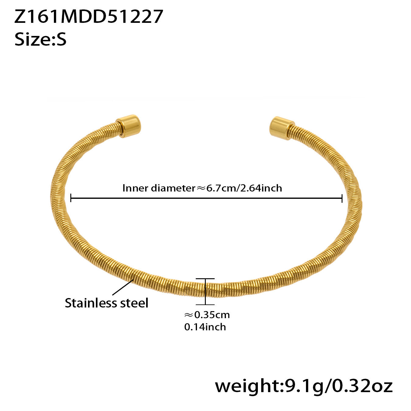 B廠【Z159】跨境熱銷不鏽鋼竹節開口手鐲組合歐美ins個性小眾設計高質感手環
 26.01-1