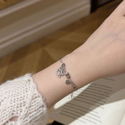 E廠【XDQ0028S】925純銀馬上有錢木馬手鍊中古風搖搖馬本命年生肖馬手飾
 25.12-2