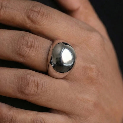 B廠【A117】歐美ins風小眾設計光面幾何戒指不鏽鋼鍍18k真金簡約個性時尚指環
 26.01-1