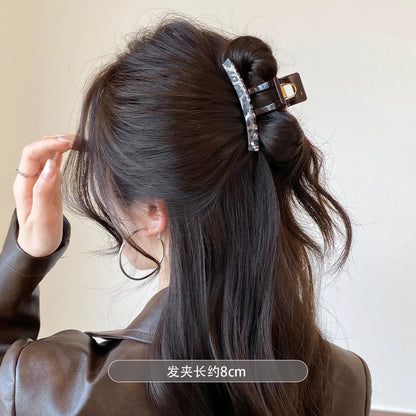 C廠【X198】早春~豹紋頭髮抓夾女2026新髮夾大號鯊魚夾後腦勺高級感頭飾髮卡
 26.04-5「C廠-單筆結帳需滿，NT$500出貨(不含運費)」