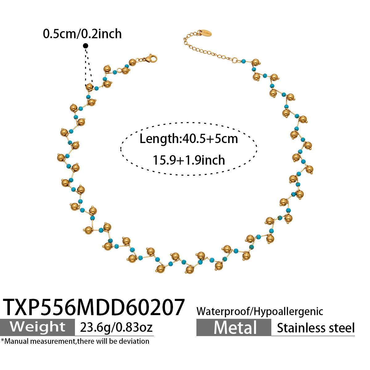 B廠【TXP556】歐美ins小眾時尚設計天然切割水晶石手工項鍊手鍊套裝不鏽鋼飾品
 26.03-2