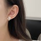 F廠【DQ10245E】森系甜美貝殼花淡水珍珠耳環女S925純銀高級感鋯石耳飾潮
 25.08-5