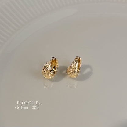 C廠【6738】時尚高級感輕奢風紋理感幾何氣質新款耳環保色電鍍爆款耳環女
 25.09-2