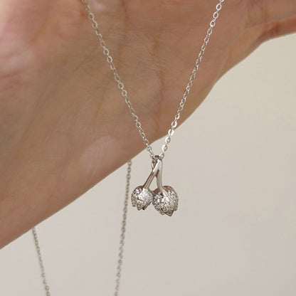 E廠【XDQ0692N】925純銀小清新鬱金香項鍊女輕奢小眾設計感鎖骨鏈通勤百搭款
 26.03-1