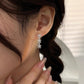 F廠【DQ10635E】S925純銀韓版花朵流蘇耳環女小清新甜美感鏤空小花百搭耳飾潮 25.04-2